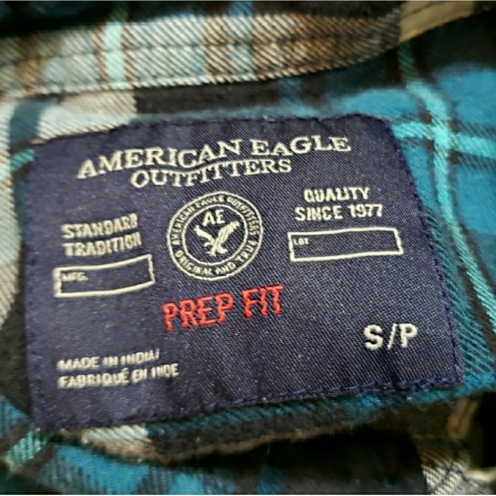 American Eagle Outfitters Long Sleeve Button Down Flannel Shirt - Picture 4 of 4